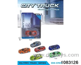 Scooter Alloy Car Set in Blister card