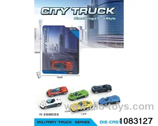 Scooter Alloy Car Set in Blister card
