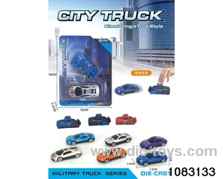 Scooter Alloy Car Set in Blister card