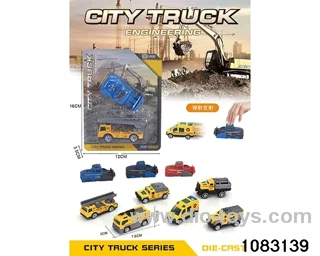 Scooter Alloy Car Set in Blister card