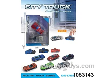 Scooter Alloy Car Set in Blister card