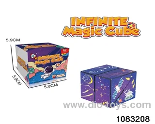 Rubik's cube in color box