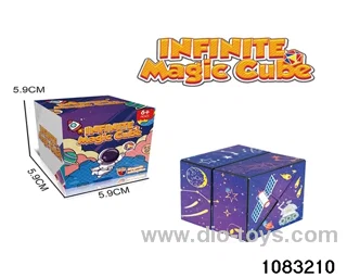 Rubik's cube in color box