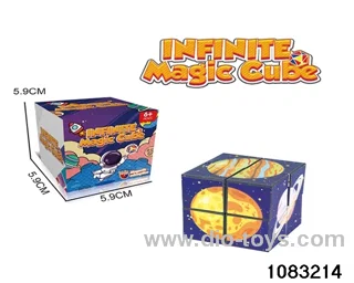 Rubik's cube in color box