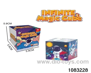 Rubik's cube in color box