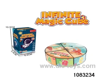 Rubik's cube in color box
