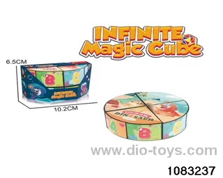 Rubik's cube in color box