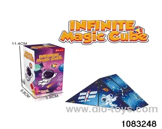 Rubik's cube in color box