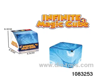 Rubik's cube in color box