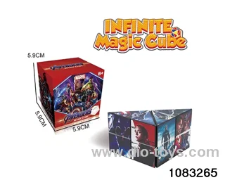 Rubik's cube in color box