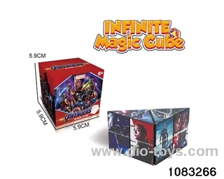 Rubik's cube in color box