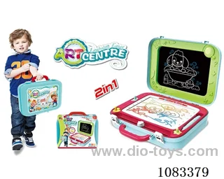 Reversible writing pad for suitcase