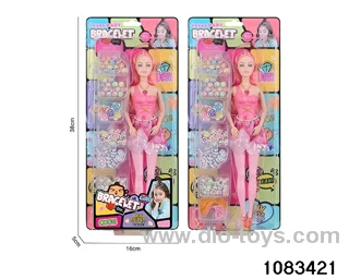 11 inch doll set in clam shell
