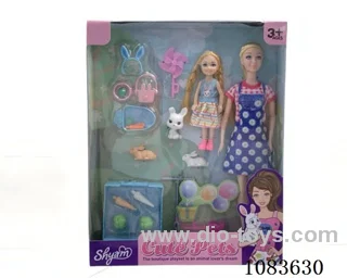 11.5inch Barbie with 5inch doll