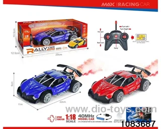 40MHz 1:18 5ch RC car with light (electricity package) in window box