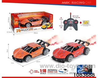 40MHz 1:18 5ch RC car with light (electricity package) in window box