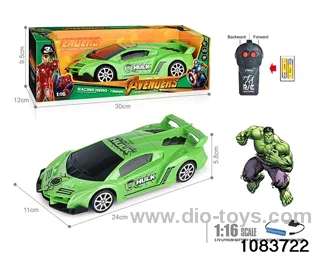 27MHz 1:16 2ch RC car (electricity package) in window box