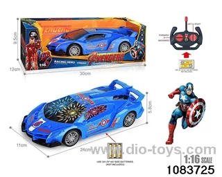 27MHz 1:16 4ch RC car with 3D light (Electricity not included) in window box