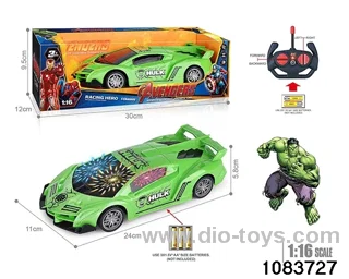 27MHz 1:16 4ch RC car with 3D light (Electricity not included) in window box