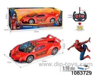 27MHz 1:16 4ch RC car with 3D light (electricity package) in window box