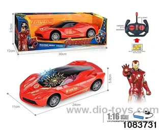 27MHz 1:16 4ch RC car with 3D light (electricity package) in window box