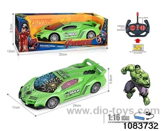 27MHz 1:16 4ch RC car with 3D light (electricity package) in window box