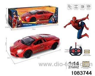 27MHz 1:14 4ch RC car with light (Electricity not included) in window box