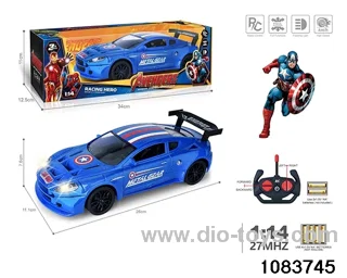 27MHz 1:14 4ch RC car with light (Electricity not included) in window box