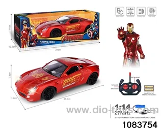 27MHz 1:14 4ch RC car with light (electricity package) in window box