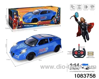 27MHz 1:14 4ch RC car with light (electricity package) in window box