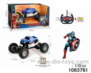 27MHz 1:18 4ch RC car with light (Electricity not included) in window box