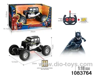 27MHz 1:18 4ch RC car with light (Electricity not included) in window box