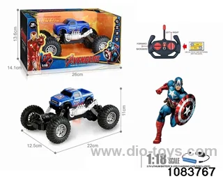 27MHz 1:18 4ch RC car with light (electricity package) in window box