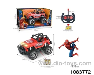27MHz 1:16 4ch RC car with light (Electricity not included) in window box