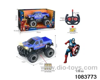 27MHz 1:16 4ch RC car with light (Electricity not included) in window box