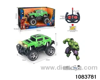 27MHz 1:16 4ch RC car with light (electricity package) in window box