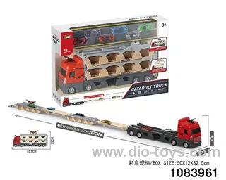 Morphing Catapult Truck in color box