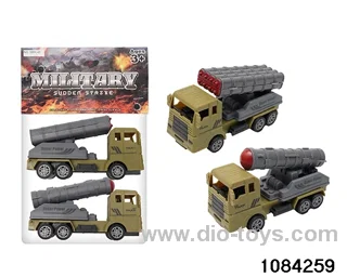 Pull Back Military Car Set in PP bag with header