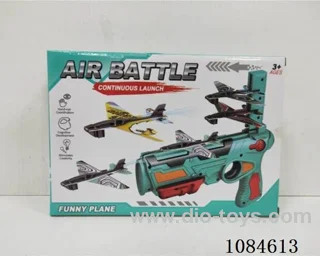 The plane fired a barrage of guns