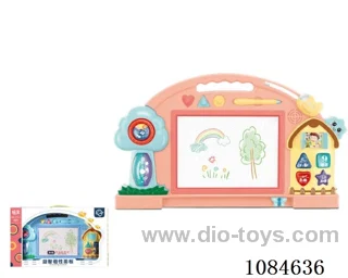 Puzzle magnetic drawing board