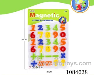 Magnetic alphanumeric