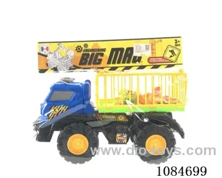 Dinosaur park engineering truck