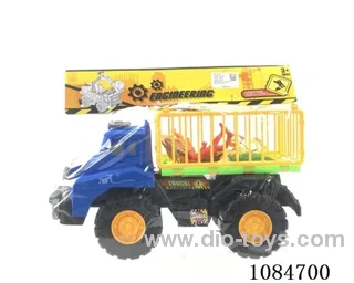 Dinosaur park engineering truck