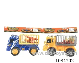 Dinosaur park engineering truck