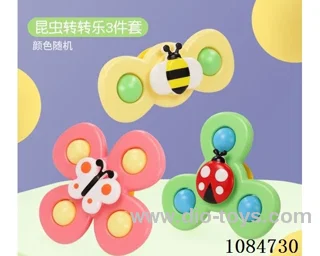 Flower gyro suction cup revolving music