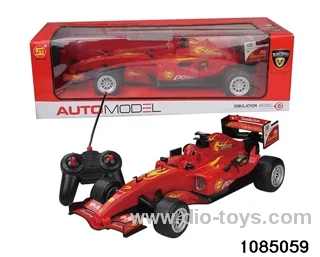 RC car (electricity not included) in window box