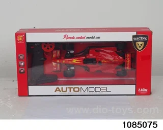 RC car (electricity not included) in window box