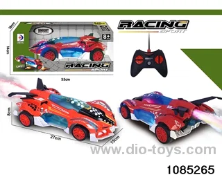 Lighted RC Car in window box