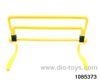 Adjustable height hurdles in Hangtag