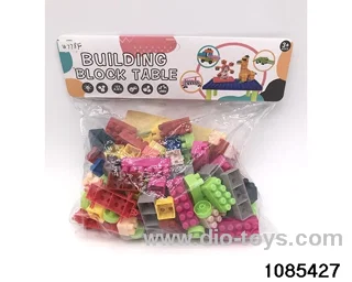 128pcs building blocks in poly bag header